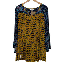 Patrons of Peace Navy & Yellow Size S Almost New