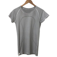 Lululemon White & Black Size 8 Tee Almost New