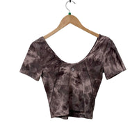 Lululemon Purple Size 4 Crop Tee Almost New