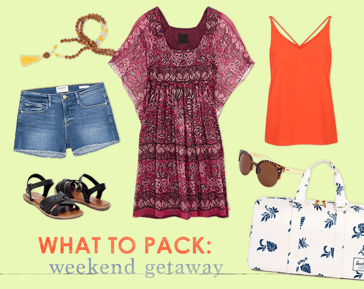 What to Pack: Weekend Getaway