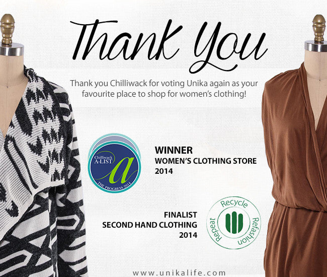 Thank you Chilliwack for voting & shopping local!