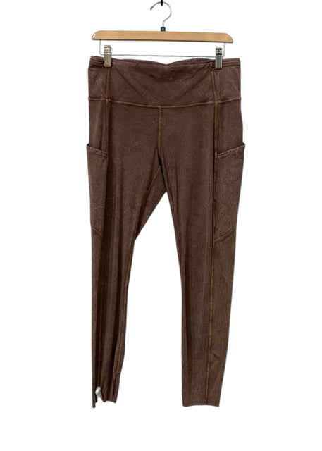 Lululemon Brown Size 10 Washed Leggings Almost New