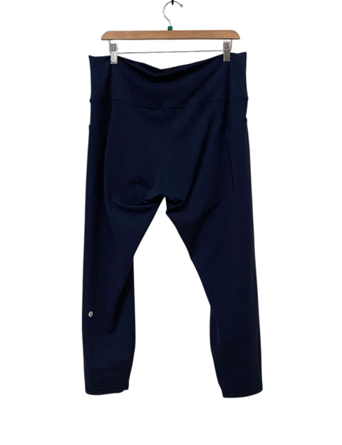 Lululemon Navy Size 16 Solid Leggings Almost New