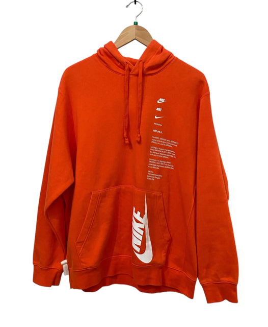 Nike Orange Size L Hoodie Almost New