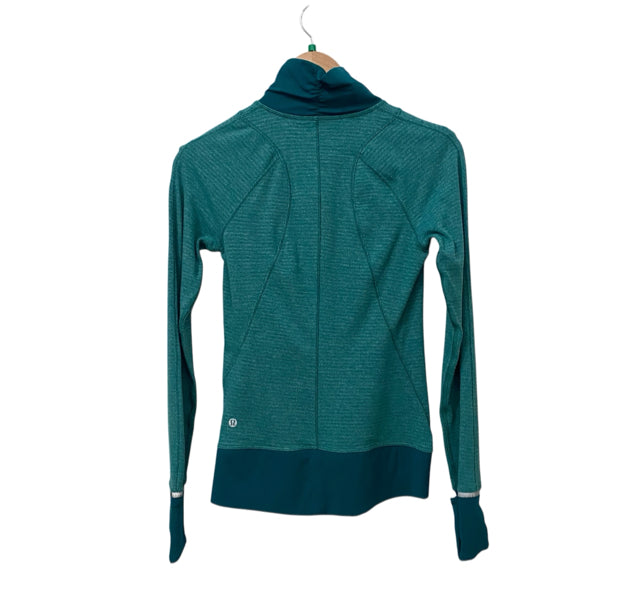 Lululemon Teal Size 2 1/4 Zip Almost New