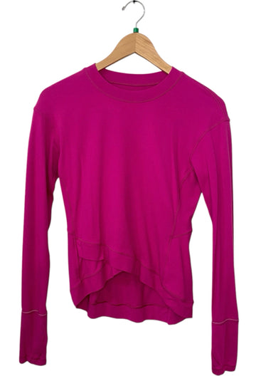 Lululemon Magenta Size 6 Longsleeve Almost New