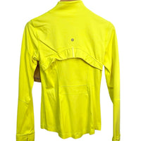 Lululemon Neon Yellow Size 6 Define Jacket Almost New