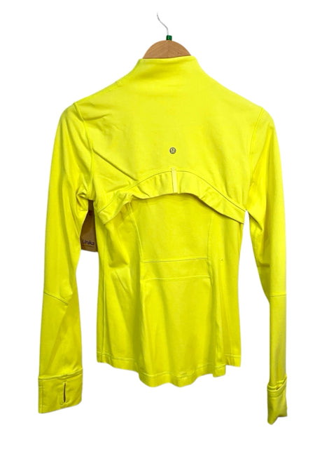 Lululemon Neon Yellow Size 6 Define Jacket Almost New