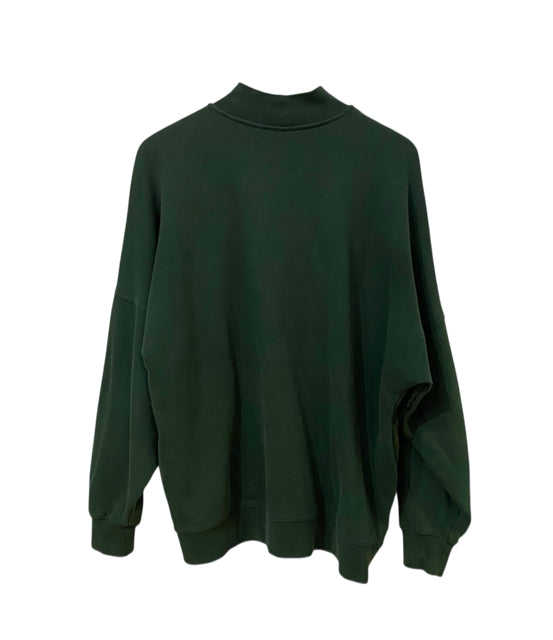 The Group Babaton Green Size 2 Mockneck Crew Almost New