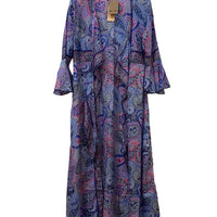 Boho Purple & Pink Size O/S Almost New