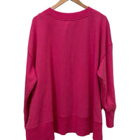 maurices Hot Pink Size 3X Crewneck Almost New