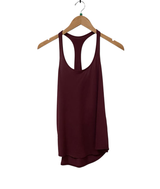 Lululemon Burgundy Size 4 Tank Top Almost New