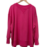 maurices Hot Pink Size 3X Crewneck Almost New