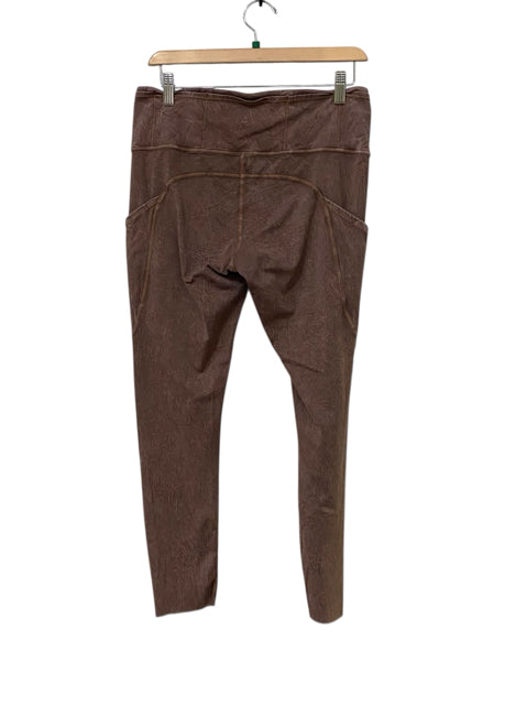 Lululemon Brown Size 10 Washed Leggings Almost New