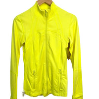 Lululemon Neon Yellow Size 6 Define Jacket Almost New