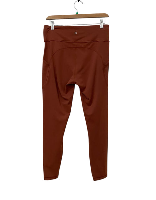 Lululemon Red Clay Size 10 Leggings Almost New