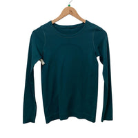 Lululemon Teal Size 6 Longsleeve Almost New
