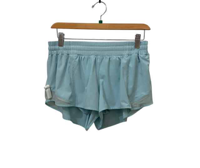 Lululemon Baby blue Size 10 Solid Shorts Almost New