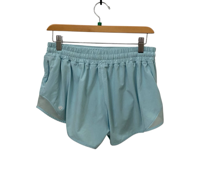 Lululemon Baby blue Size 10 Solid Shorts Almost New