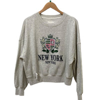 Abercrombie & Fitch Light Grey Size M Crewneck Almost New