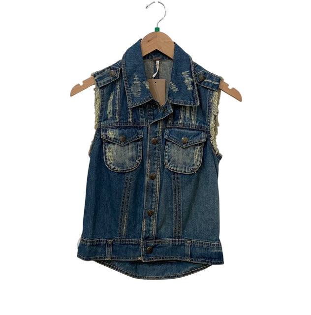 Free People Medium Wash Size XS Almost New