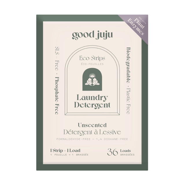 Good Juju Laundry Detergent Eco-Strips- Unscented