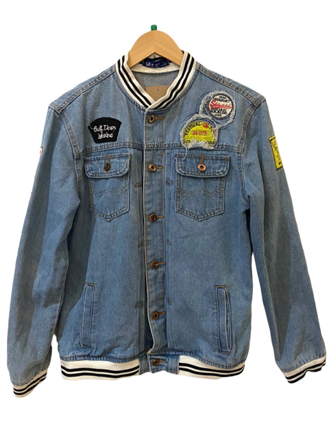 DTT Size XL Patches Jean Jacket Almost New
