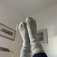 Cottage Socks - Heather Grey